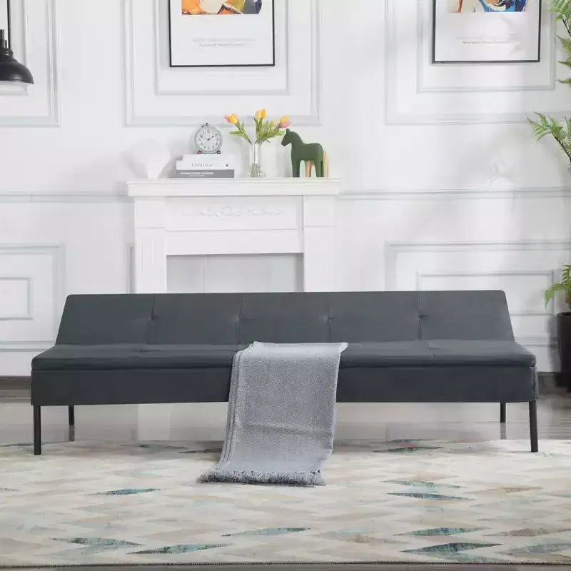 Canapé-lit futon convertible 69.88 avec dossier réglable sur 5 positions
