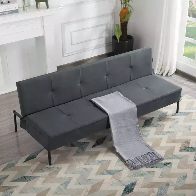 Canapé-lit futon convertible 69.88 avec dossier réglable sur 5 positions