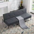 Canapé-lit futon convertible 69.88 avec dossier réglable sur 5 positions