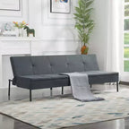 Canapé-lit futon convertible 69.88 avec dossier réglable sur 5 positions