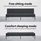 Canapé-lit futon convertible 69.88 avec dossier réglable sur 5 positions