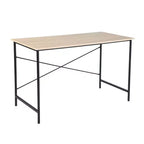 HomeRoots 48 Brown and Black Wood Computer Desk