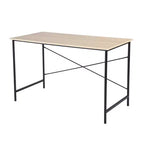Bureau d'ordinateur en bois marron et noir de 48 po