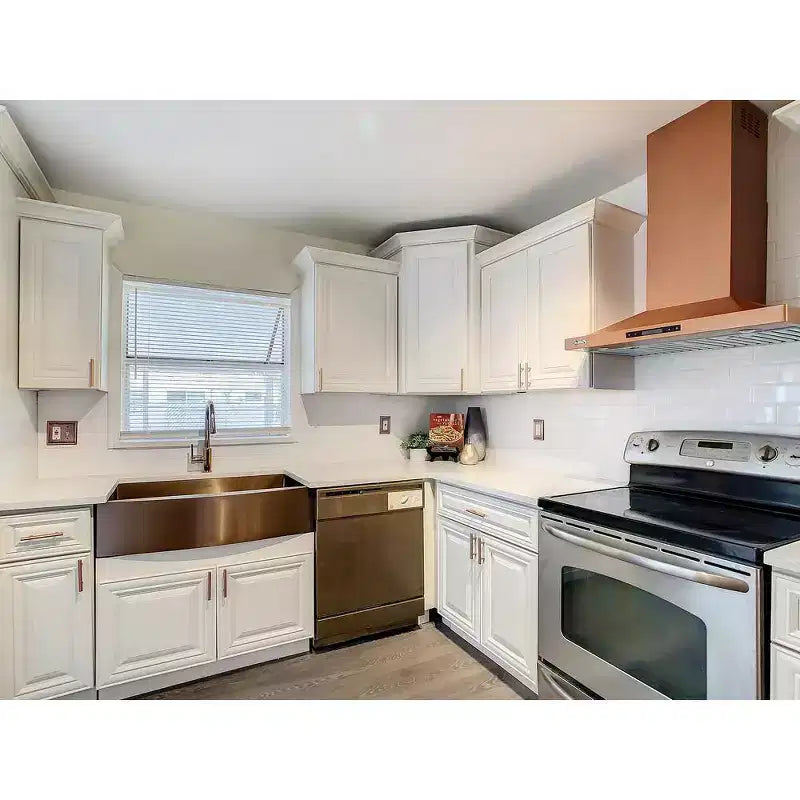 Meuble bas de cuisine de 24 po L x 34,5 po H x 24 po P avec tiroir et portes doubles, cadre en contreplaqué, recouvrement total, fermeture en douceur, prêt à assembler