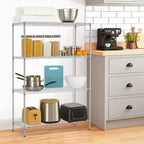 Étagère métallique à 4 niveaux pour cuisine, réglable