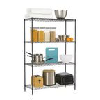 FDW 4-Tier Metal Shelf Adjustable Kitchen Storage Unit