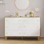 Commode de Ferme à 6 Tiroirs, Commode Rustique en Bois, Grand Rangement, Armoire de Rangement Décorative, Pour Chambre à Coucher, Salon