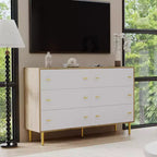 Commode de Ferme à 6 Tiroirs, Commode Rustique en Bois, Grand Rangement, Armoire de Rangement Décorative, Pour Chambre à Coucher, Salon