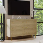 Commode de Ferme à 6 Tiroirs, Commode Rustique en Bois, Grand Rangement, Armoire de Rangement Décorative, Pour Chambre à Coucher, Salon