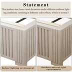 Lit plateforme queen en bois massif avec tête de lit, aucun sommier tapissier requis et assemblage facile, beige