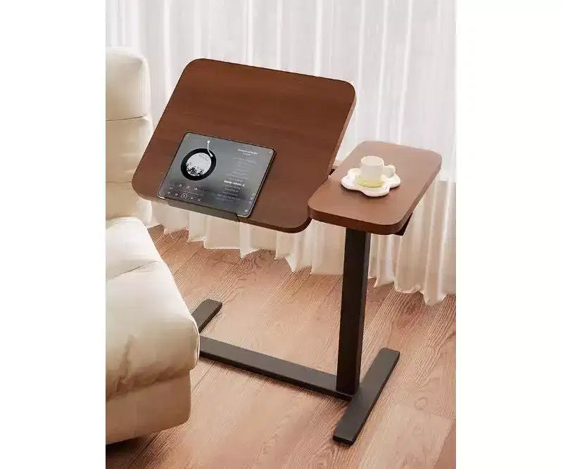 Table de nuit mobile à roulettes surélevée pour chambre à coucher ou salon