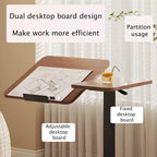 Table de nuit mobile à roulettes surélevée pour chambre à coucher ou salon