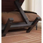 Table de nuit mobile à roulettes surélevée pour chambre à coucher ou salon