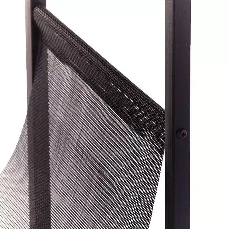 Table d'appoint industrielle avec pochette à magazines