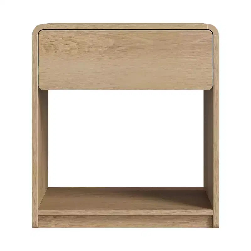 Table de chevet moderne, tables de chevet avec tiroirs et étagère de rangement ouverte pour chambre et salon