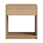 Table de chevet moderne, tables de chevet avec tiroirs et étagère de rangement ouverte pour chambre et salon