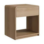 Table de chevet moderne, tables de chevet avec tiroirs et étagère de rangement ouverte pour chambre et salon