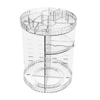 Organisateur de Maquillage Rotatif à 360 Degrés, Boîte de Rangement Cosmétique Ajustable à 7 Niveaux, Idéal pour Bijoux, Pinceaux de Maquillage et Rouges à Lèvres
