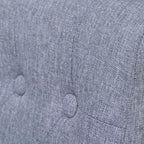 Chaise de salle à manger gris foncé, cadre en bois, standard, durable