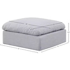 Repose-pieds en velours Indulge