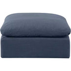 Repose-pieds en velours Indulge