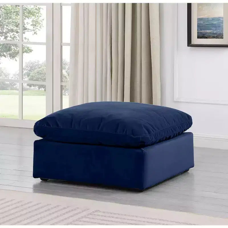 Repose-pieds en velours Indulge