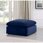 Repose-pieds en velours Indulge
