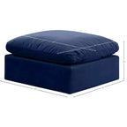 Repose-pieds en velours Indulge