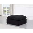Repose-pieds en velours Indulge