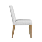 Chaise de salle à manger capitonnée à motif quadrillé classique Mini